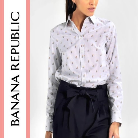 Banana Republic | 'Pearl Printed' Dillon Fit Shirt - Picture 1 of 9